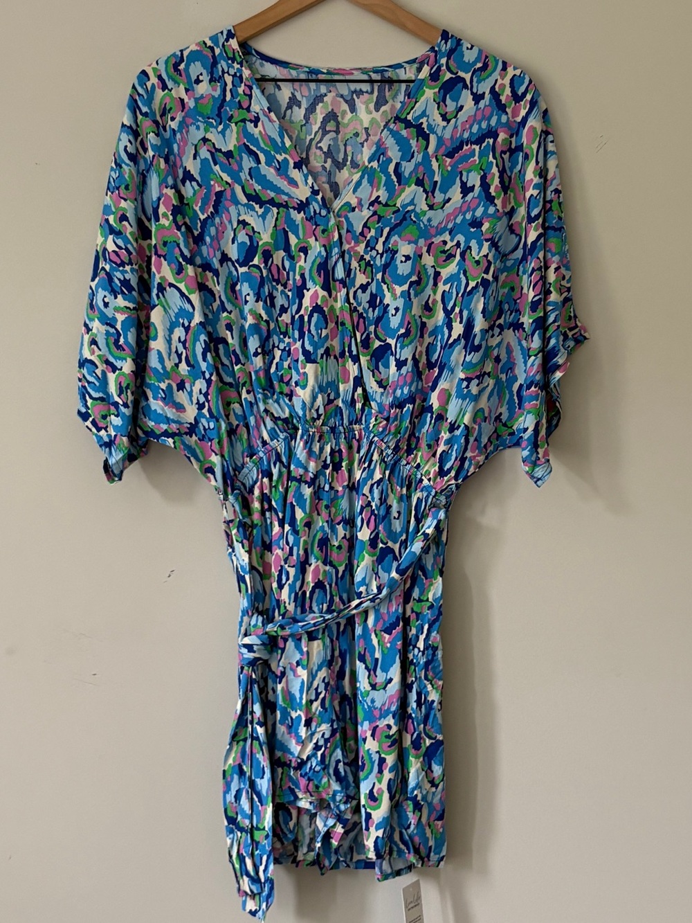 Cupshe Abstract Print Drawstring Romper - Picture 2 of 10